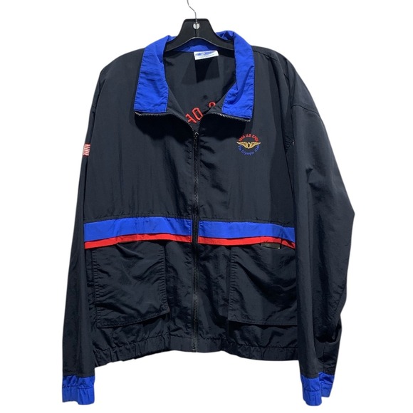 Starbucks Other - 1998 US Open The Olympic Club Track Jacket Windbreaker Blue Red Black L